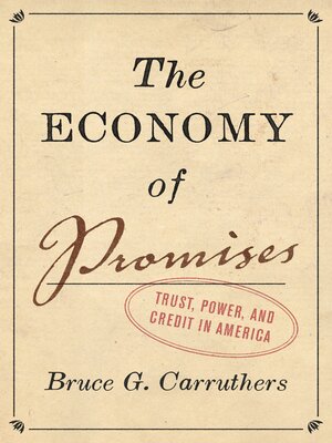 cover image of The Economy of Promises